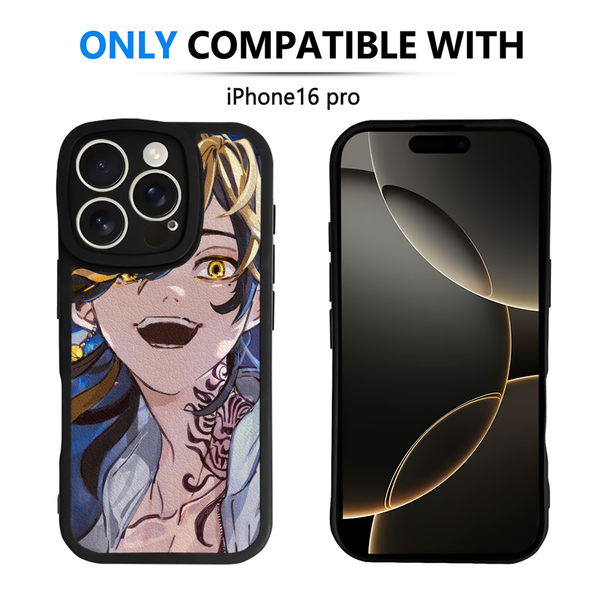 （画像用） 東京リベンジャーズ Tokyo Revengers 【iPhone 16シリーズ対応】シリコンスマホケース（レザー調） 材質：シリコン